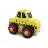 Wooden Block Vehicle - Taxi Wooden Block Vehicle - Taxi